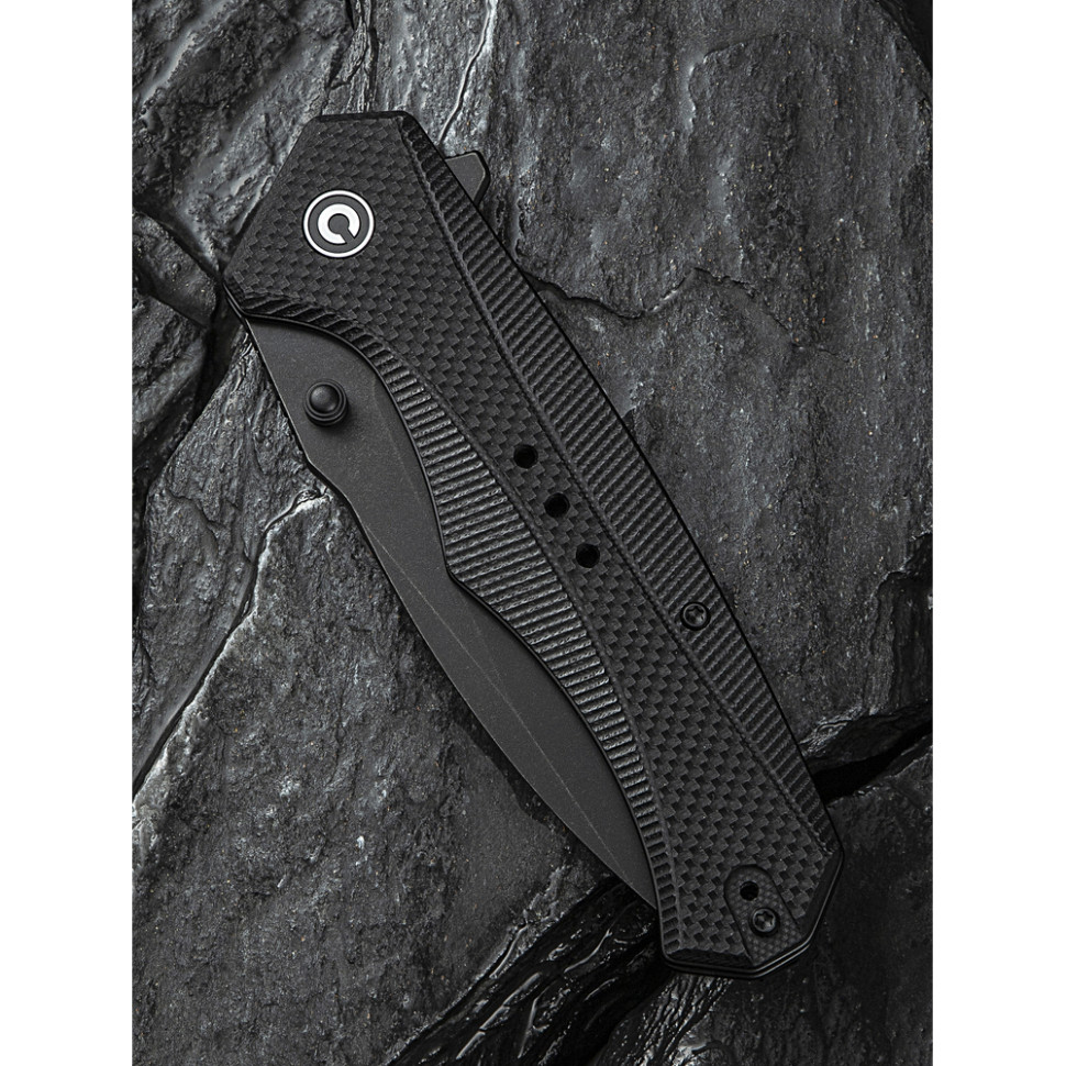 Нож складной туристический Civivi Photonix, (9.4 см) 14C28N / G10 черный