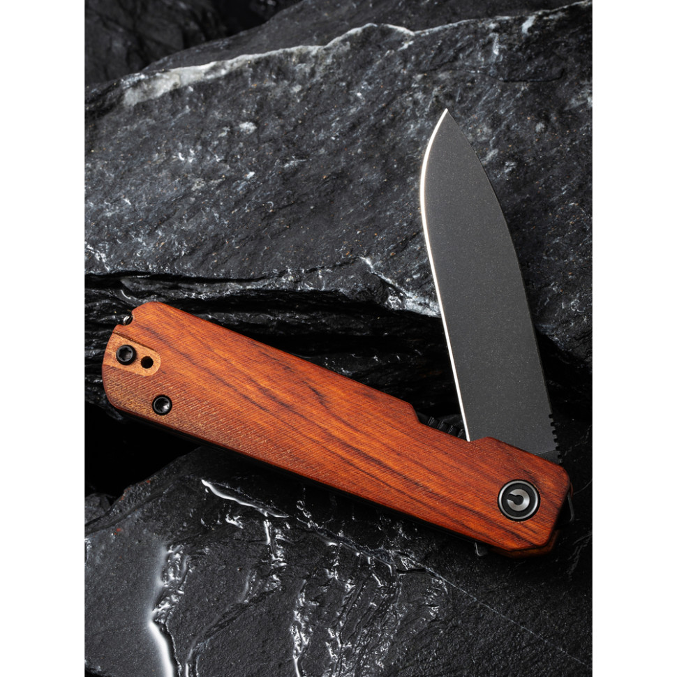 Ніж складаний кишеньковий Civivi Sendy, (7.2 см) Nitro-V / Guibourtia Wood, фото 14