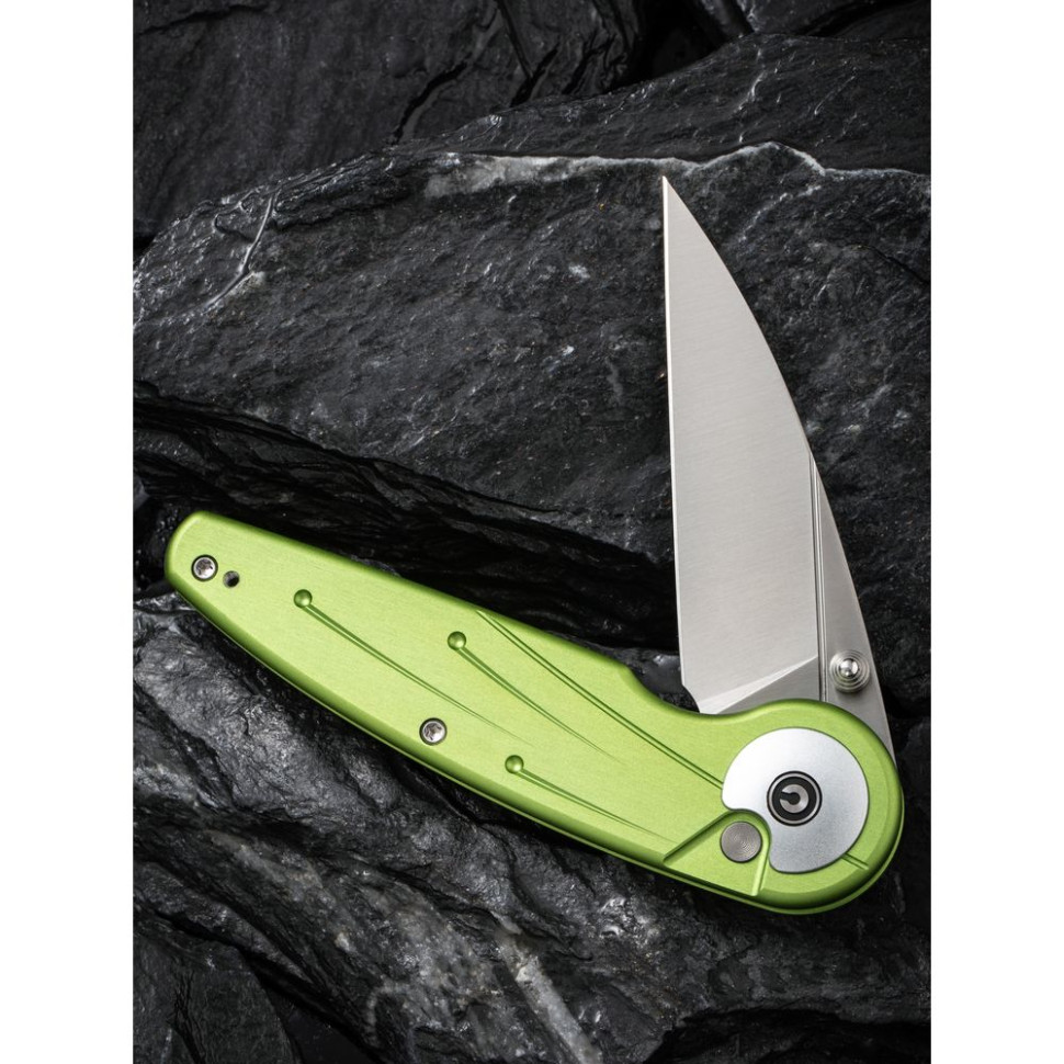 Ніж складаний туристичний Civivi Starflare, (8.4 см) Nitro-V / Aluminum зелений, фото 12