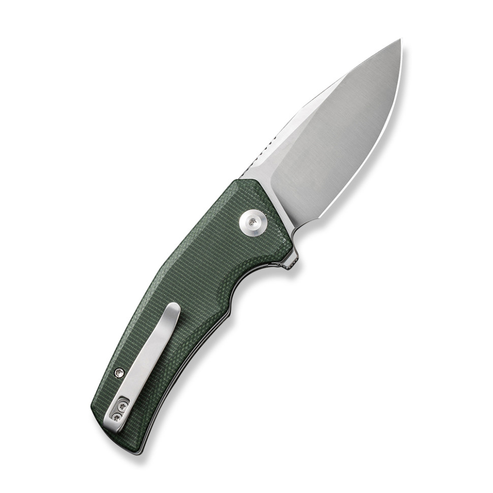 Ніж складаний кишеньковий Civivi Regulatron, (7.6 см) Nitro-V / Micarta темно-зелений