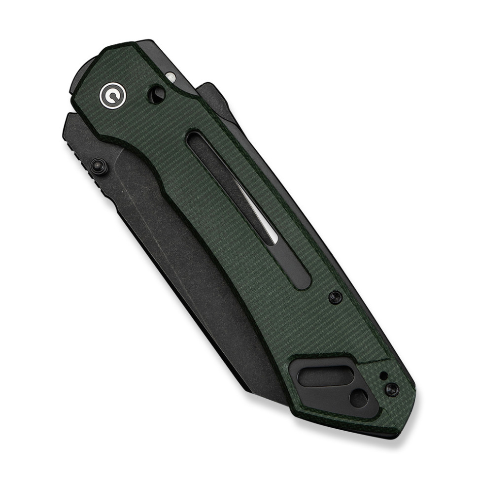 Ніж складаний тактичний Civivi Buster FG, (10.7 см) Nitro-V / Micarta темно-зелений, фото 4
