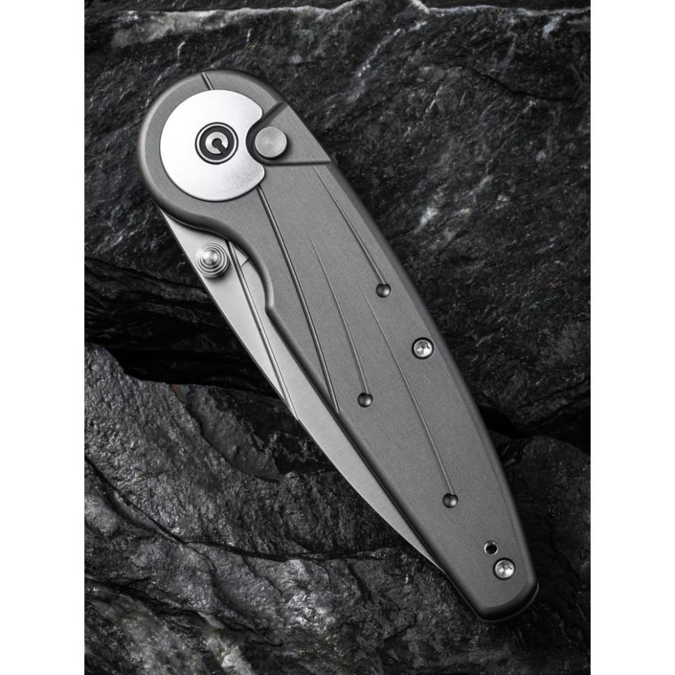 Нож складной туристический Civivi Starflare, (8.4 см) Nitro-V / Aluminum серый