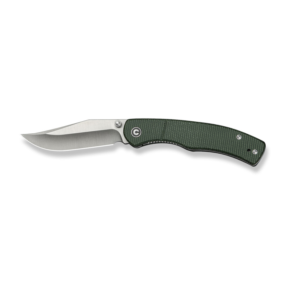 Нож складной карманный Civivi Clingman, (7.6 см) Nitro-V / Micarta темно-зеленый