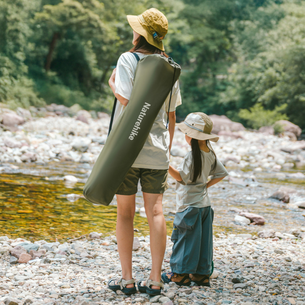 Крісло-шезлонг складане Naturehike CNK2550JJ023 Nightfall T05, сталь, оливкове