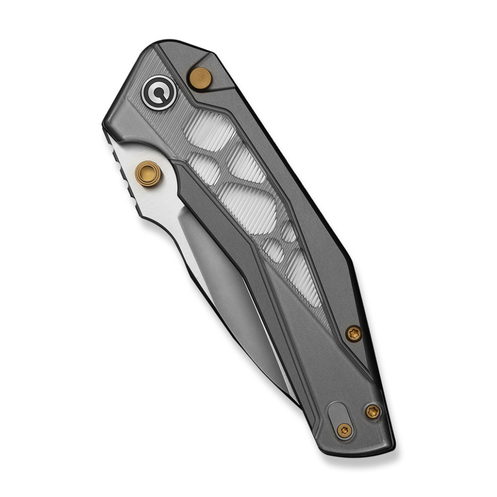 Ніж складаний туристичний Civivi Wellmax (9.1 см) 14C28N / Aluminum сірий, фото 4