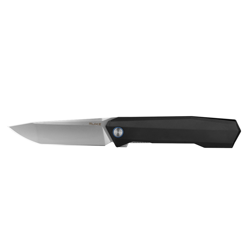 Ніж складаний туристичний Ruike P166-AB, (9.2 см) 14C28N / Aluminum чорний, фото 4