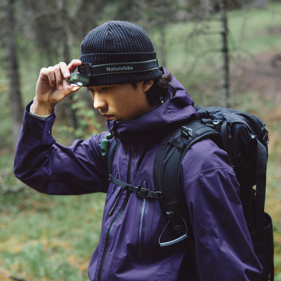 Ліхтар налобний Naturehike CNK2450ZM010, зелений