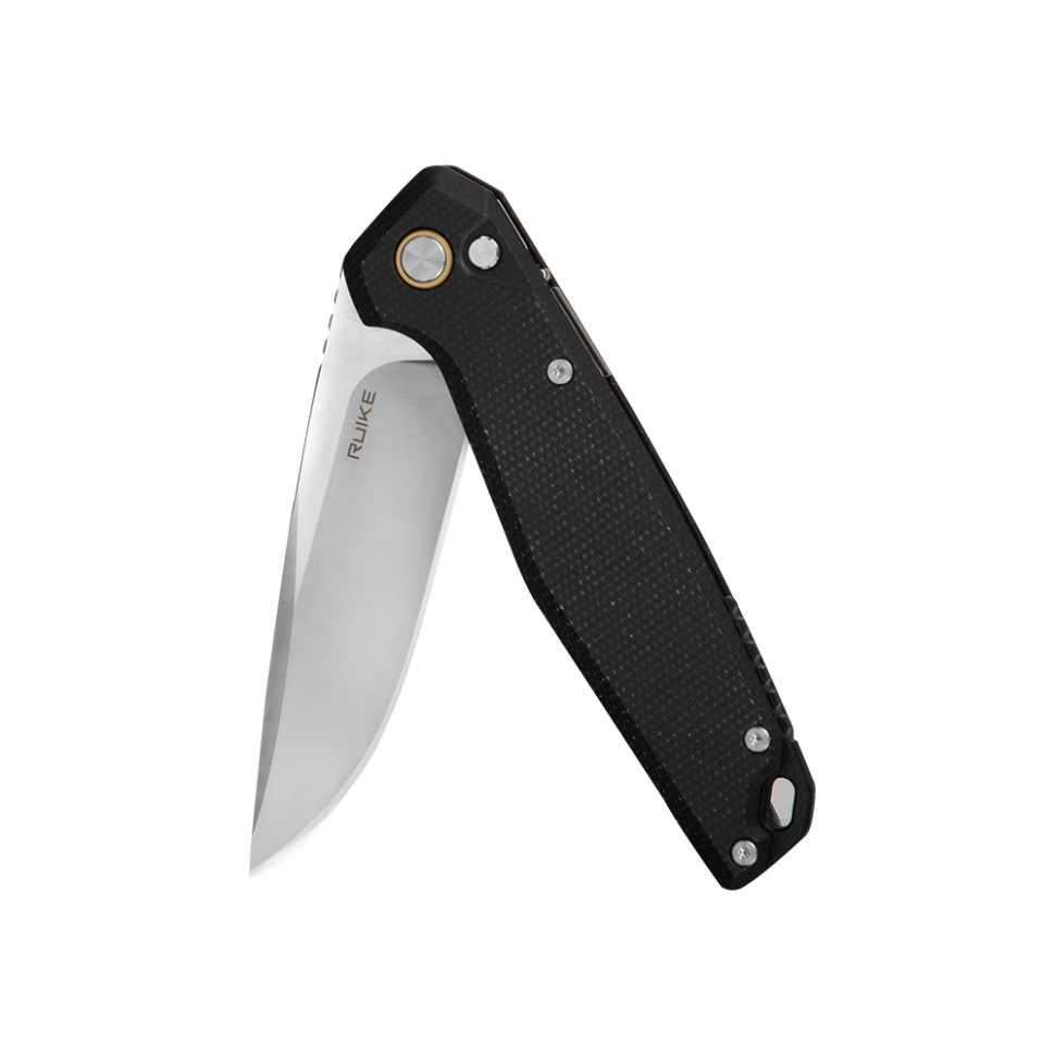 Нож складной туристический Ruike P873-MB, (8.8 см)14C28N / G10 черный