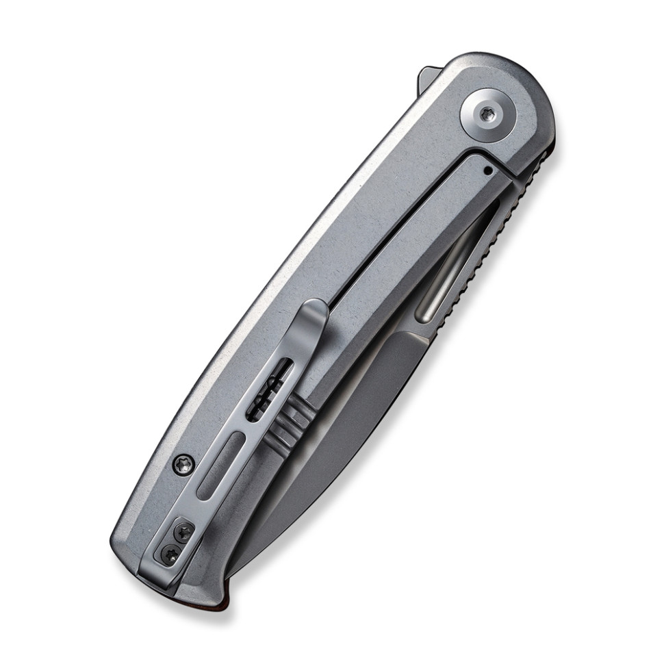 Нож складной туристический Civivi Cetos, (8.8 см) 14C28N / Micarta & Stainless черный