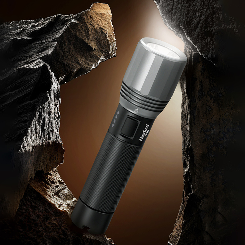 Ліхтар ручний NexTool Flashlight T10, 2000 лм, алюмінієвий корпус, фото 9