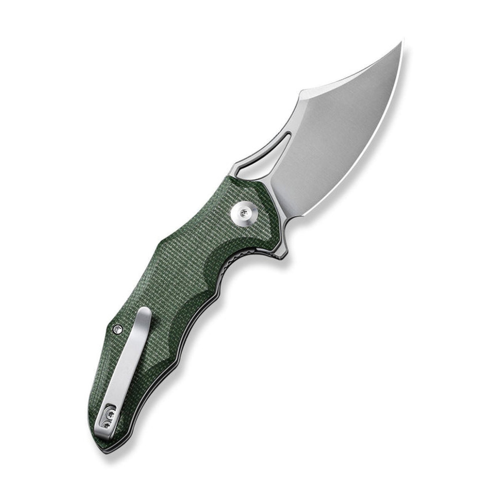 Нож складной карманный Civivi Chiro, (7.9 см) 14C28N / Micarta темно-зеленый