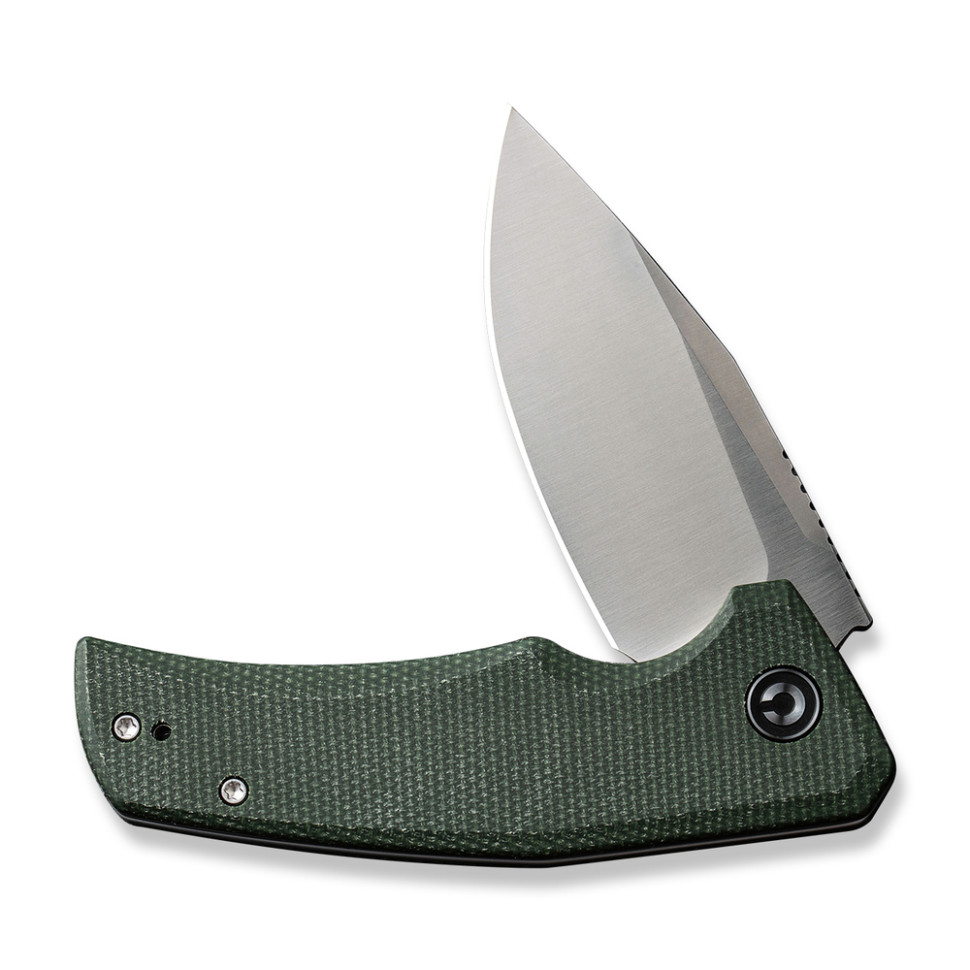 Ніж складаний кишеньковий Civivi Regulatron, (7.6 см) Nitro-V / Micarta темно-зелений