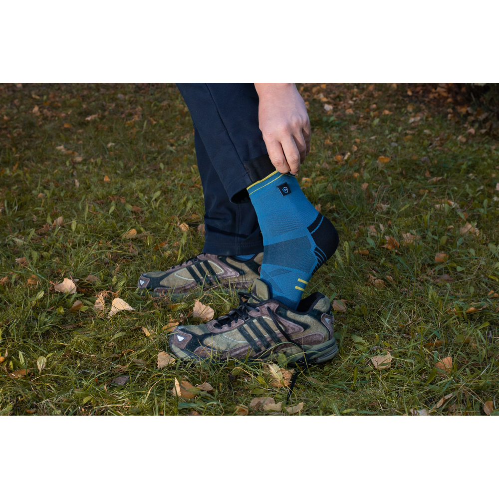 Шкарпетки водонепроникні Dexshell Running Lite 2.0 Socks, темно-блакитні, розмір XL (47-49)