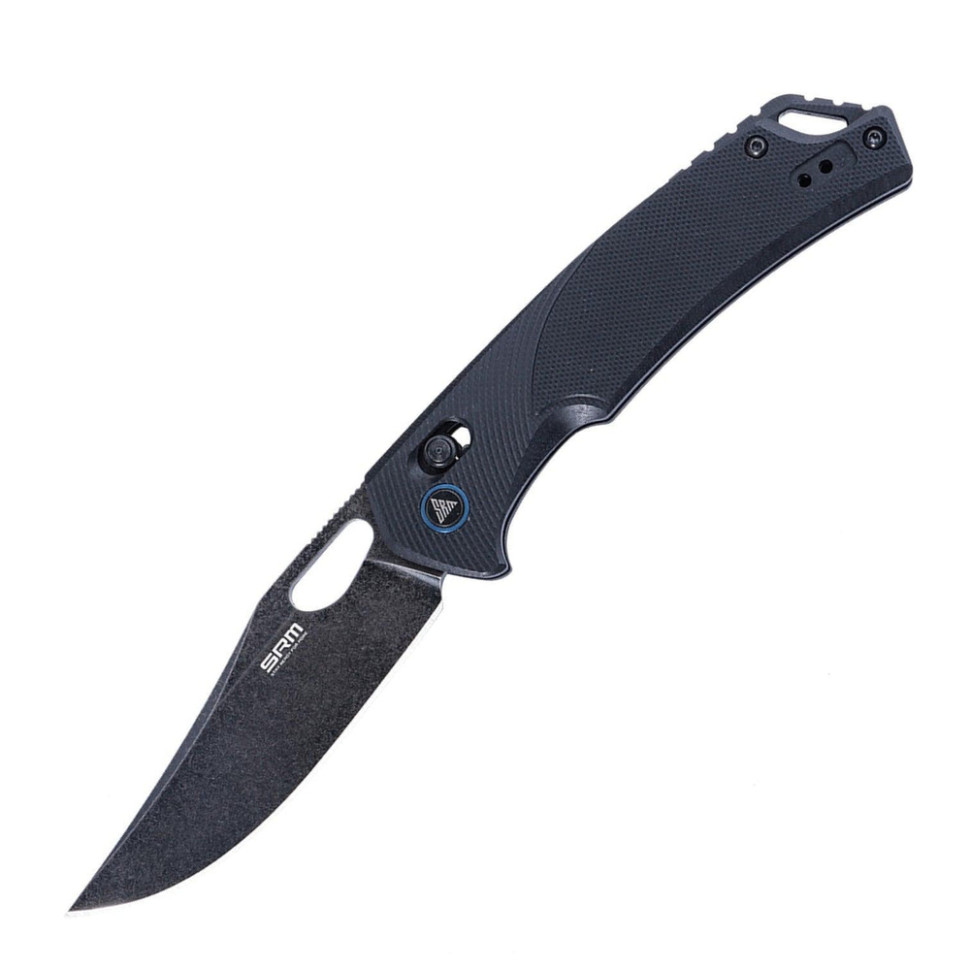Ніж складаний туристичний SRM Retriever -GB D2 / G10 чорний