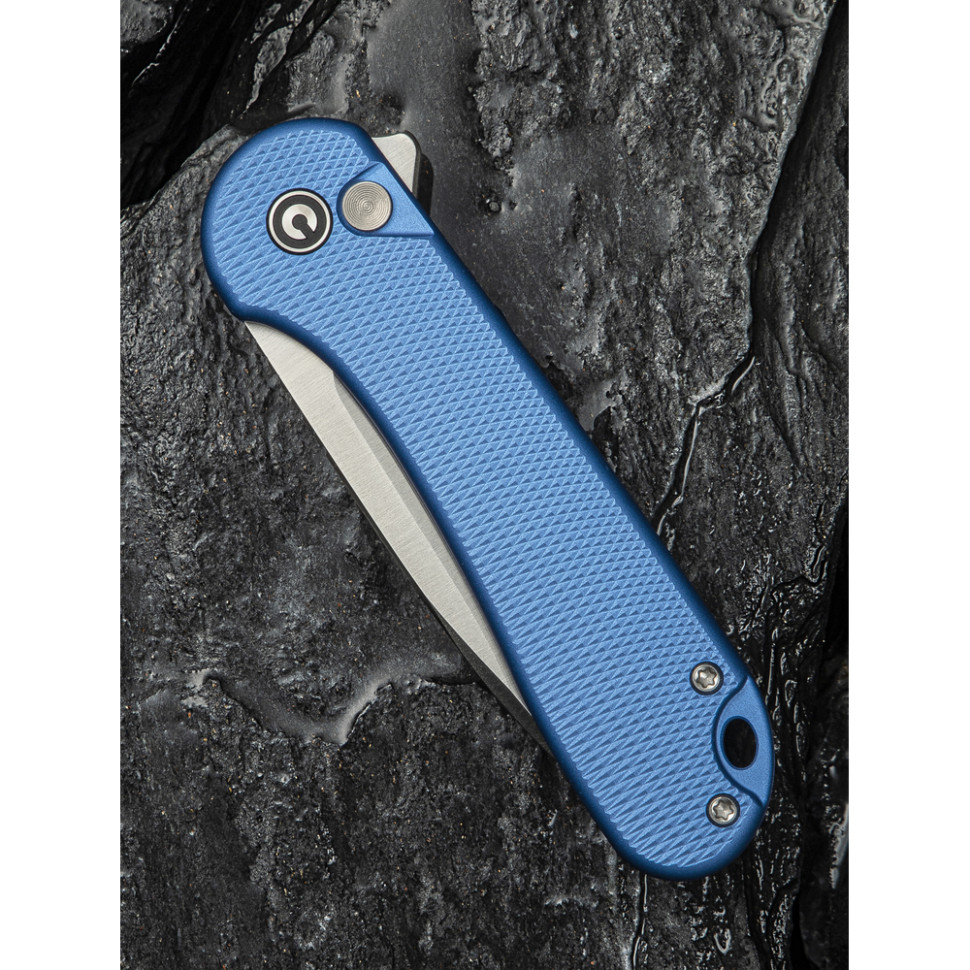 Ніж складаний кишеньковий Civivi Elementum II, (7.5 см) Nitro-V / Aluminum синій, фото 13