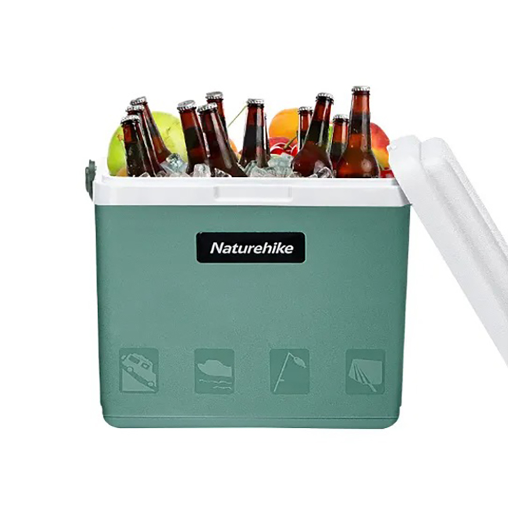 Туристический холодильник Naturehike NH20SJ021, зеленый, 13 л, полипропилен