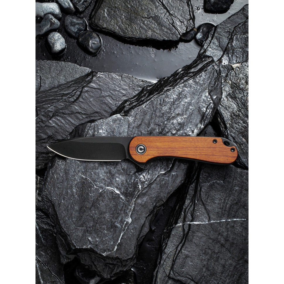 Нож складной карманный Civivi Elementum, (7.5 см) D2 / Guibourtia Wood