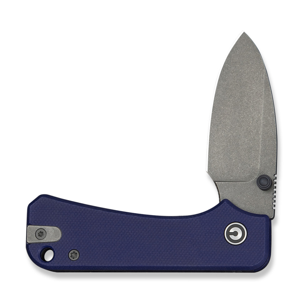 Ніж складаний кишеньковий Civivi Baby Banter Slip Joint (6 см) Nitro-V / G10 синій, фото 3