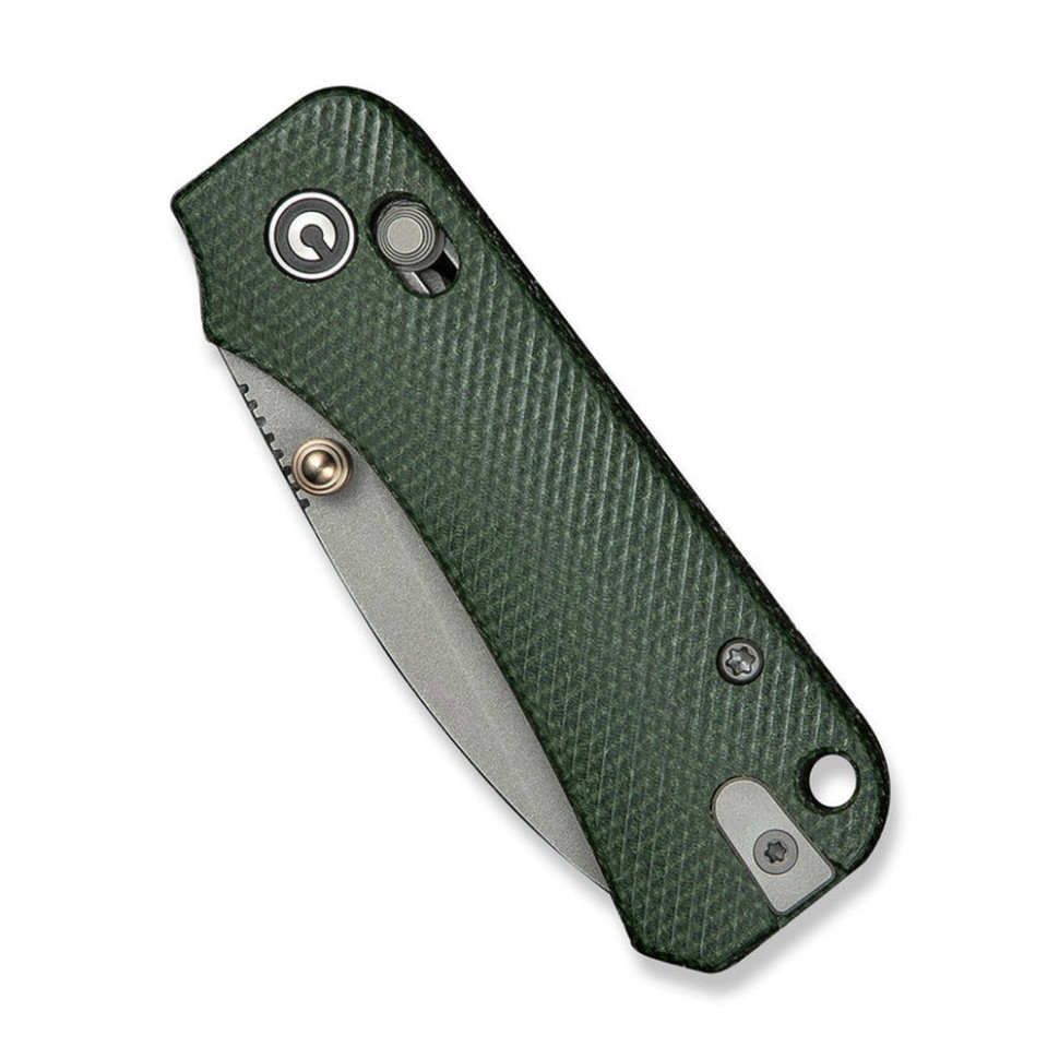 Ніж складаний кишеньковий Civivi Baby Banter 2, (5.9 см) Nitro-V / Micarta темно-зелений, фото 5