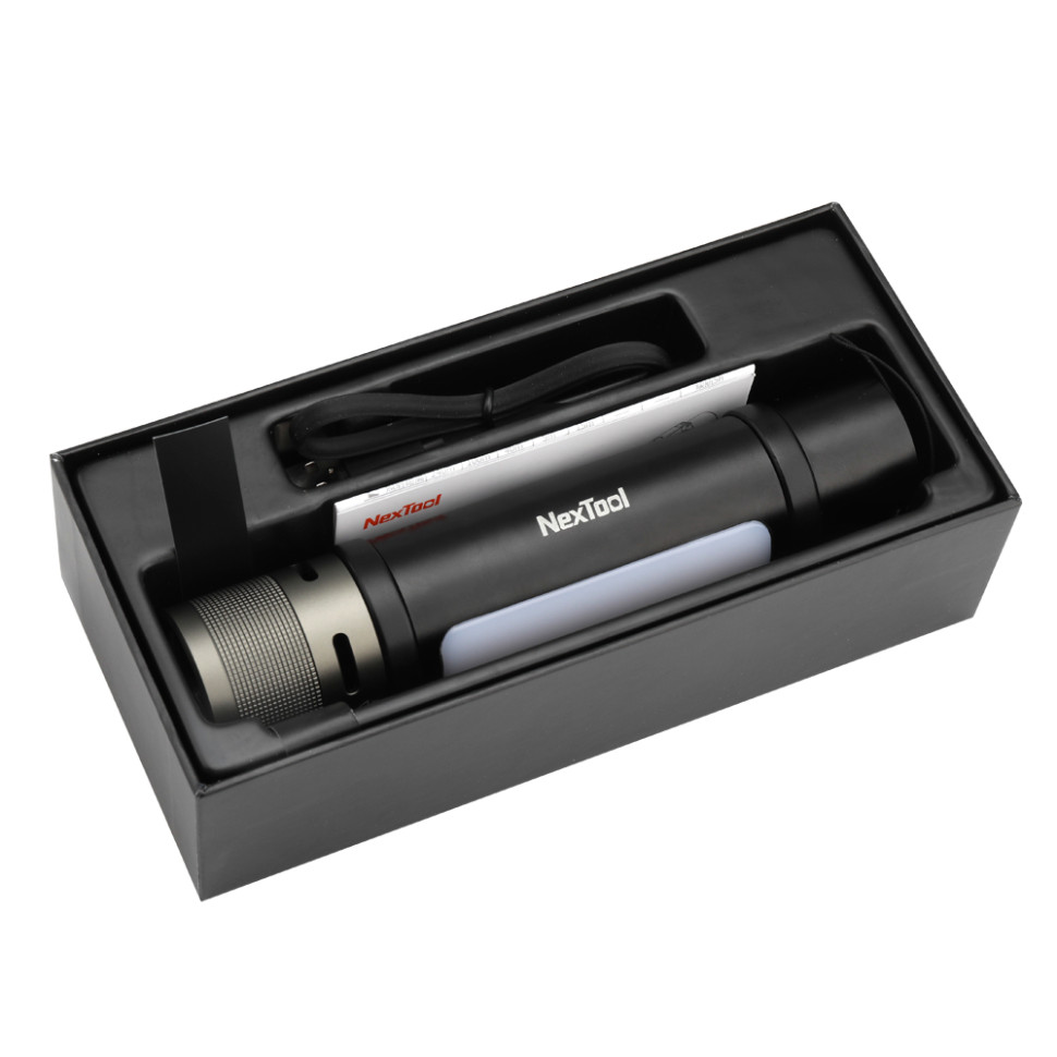 Світлодіодний ліхтар NexTool 6в1 з магнітом, з функцією powerbank, 1000 лм, фото 4
