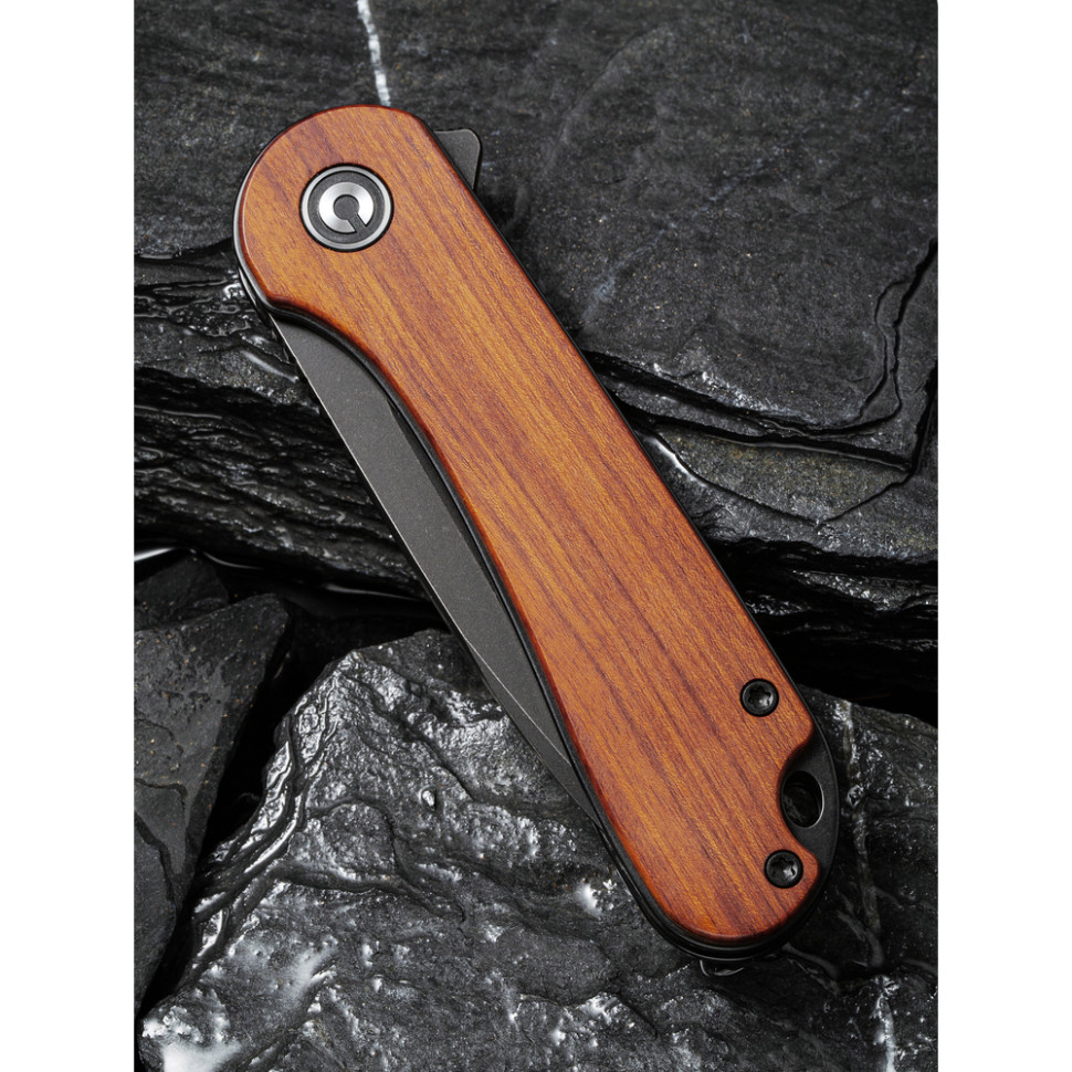 Нож складной карманный Civivi Elementum, (7.5 см) D2 / Guibourtia Wood