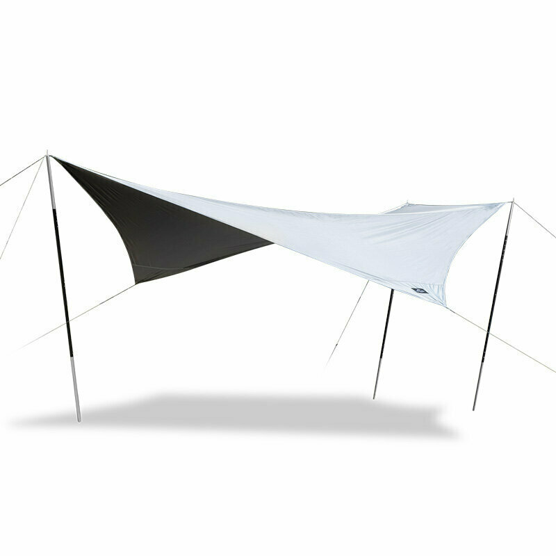 Тент для кемпинга Naturehike Whale NH21TM100, 460*485 см, сірий
