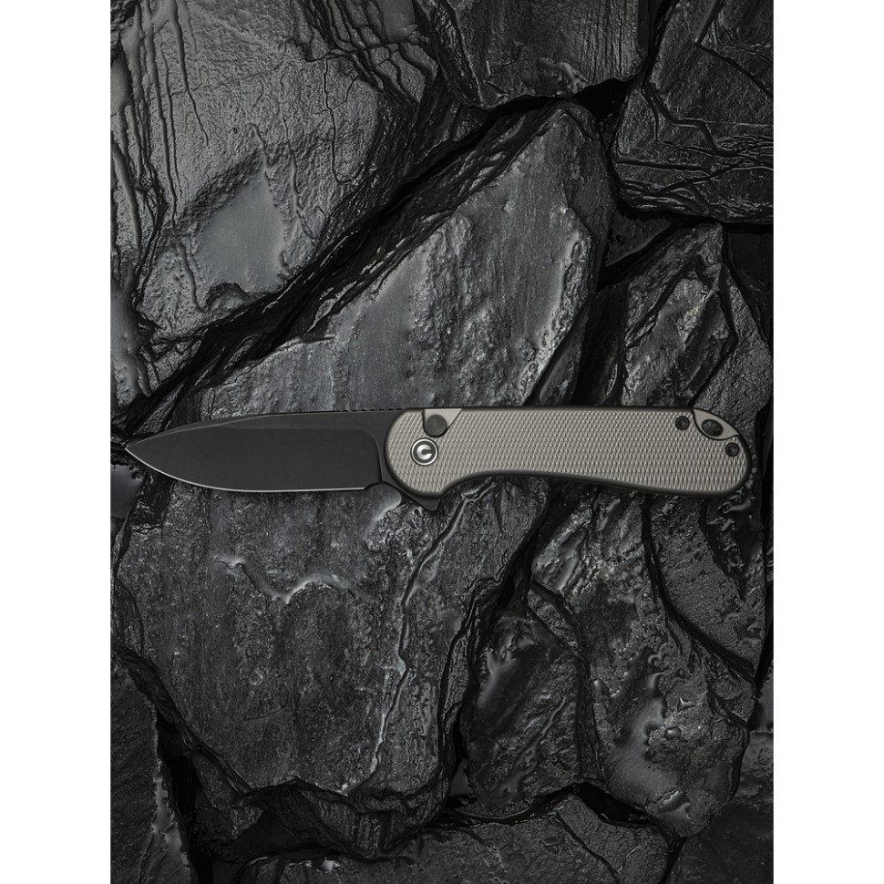 Ніж складаний кишеньковий Civivi Elementum II, (7.5 см) Nitro-V / Aluminum сірий, фото 17