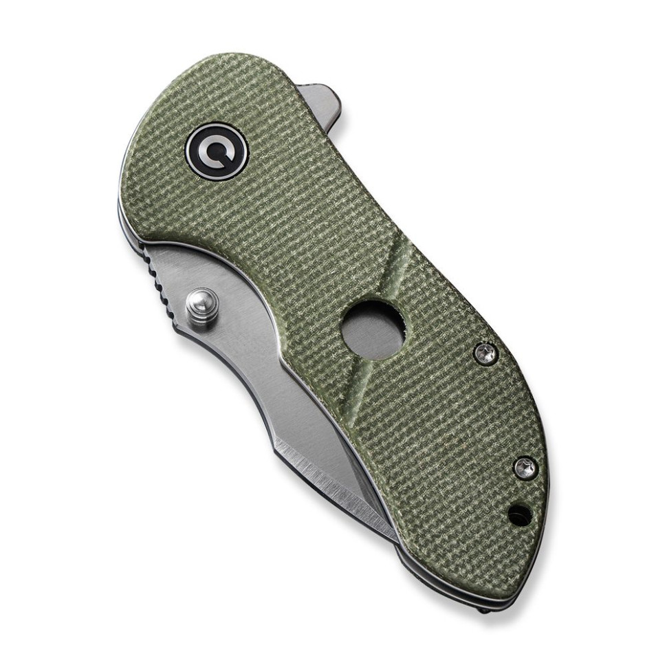 Нож складной карманный Civivi Gordo, (6.4 см) D2 / Micarta оливковый