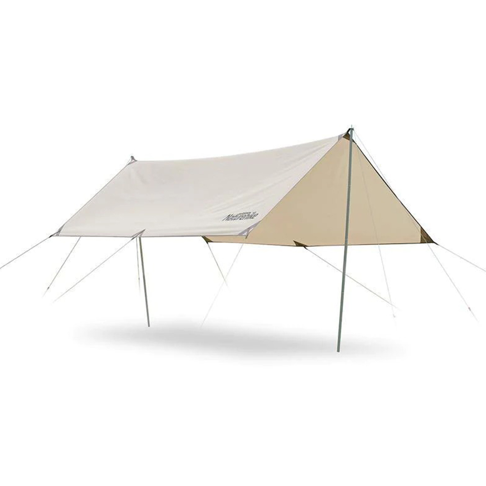 Тент для кемпинга Naturehike Girder NH20TM006, 150D, 300*438 см, золотий (з двома стійками)