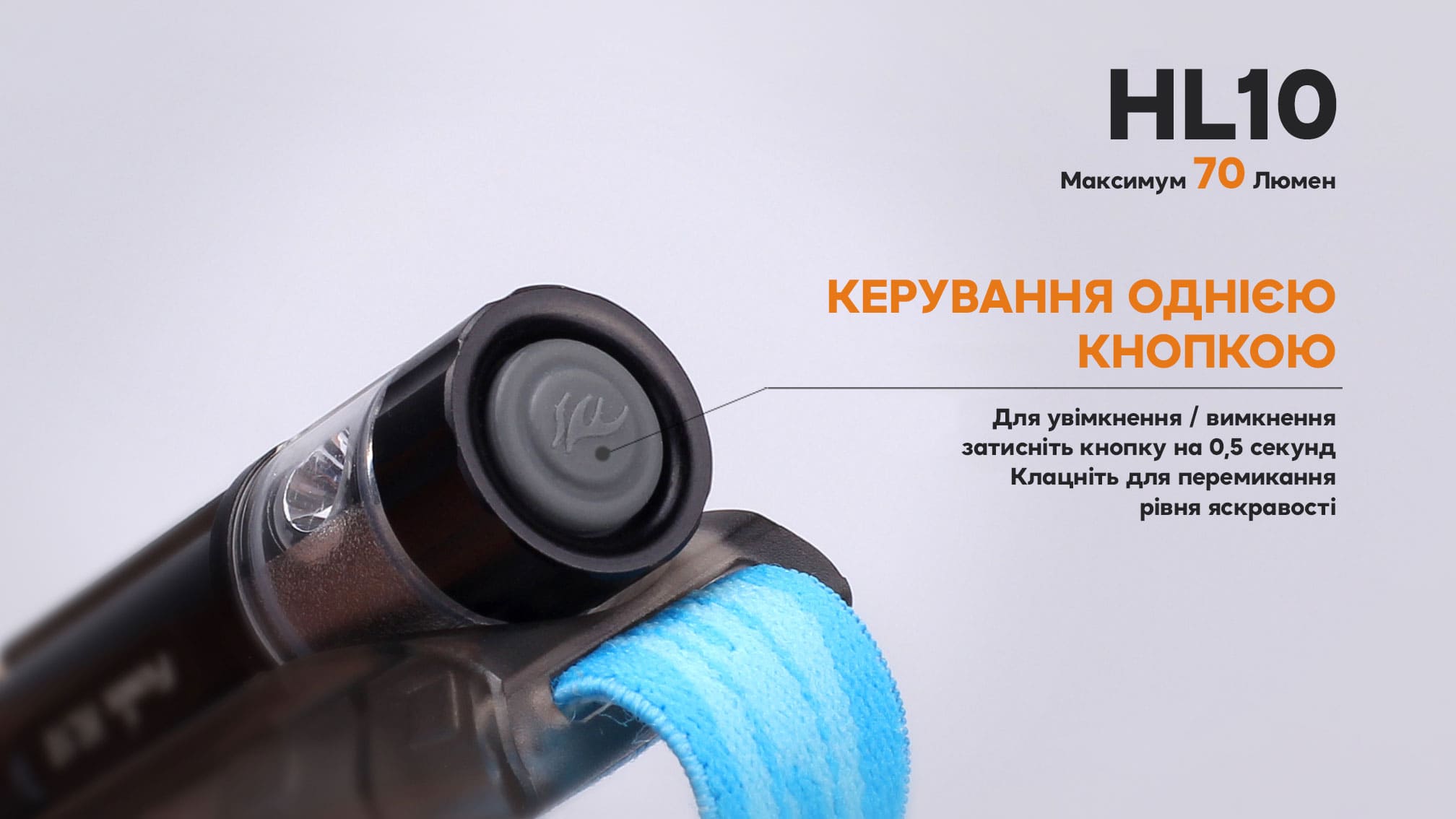 Ліхтар налобний Fenix HL10 gold