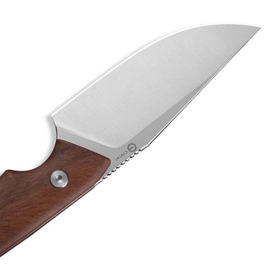 Нож тактический с фиксированным клинком Civivi Gander, (9.2 см) 14C28N / Guibourtia Wood