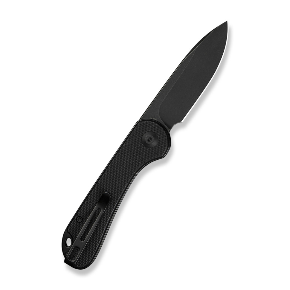 Нож складной карманный Civivi Elementum Slip Joint, (7.5 см) 14C28N / G10 черный