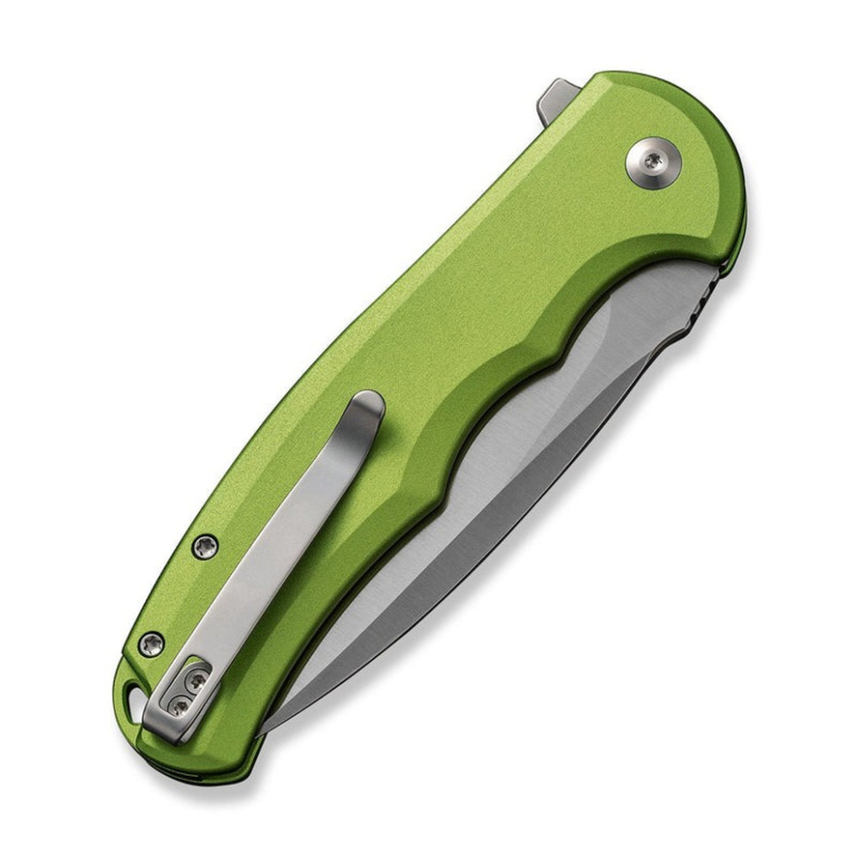 Нож складной туристический Civivi Praxis, (9.5 см) Nitro-V / Aluminum зеленый