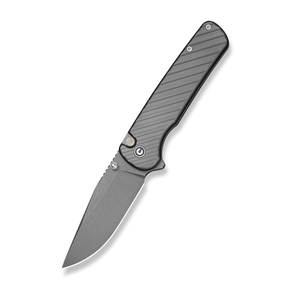 Ніж складаний туристичний Civivi Iron Tide 14C28N / Aluminum сірий