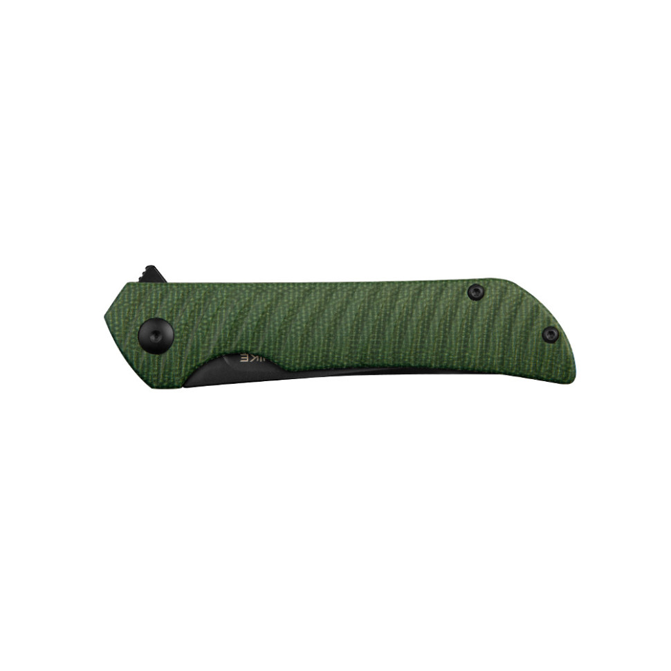 Ніж складаний туристичний Ruike P122-MG, (9.2 см) 14C28N / мікарта темно-зелений