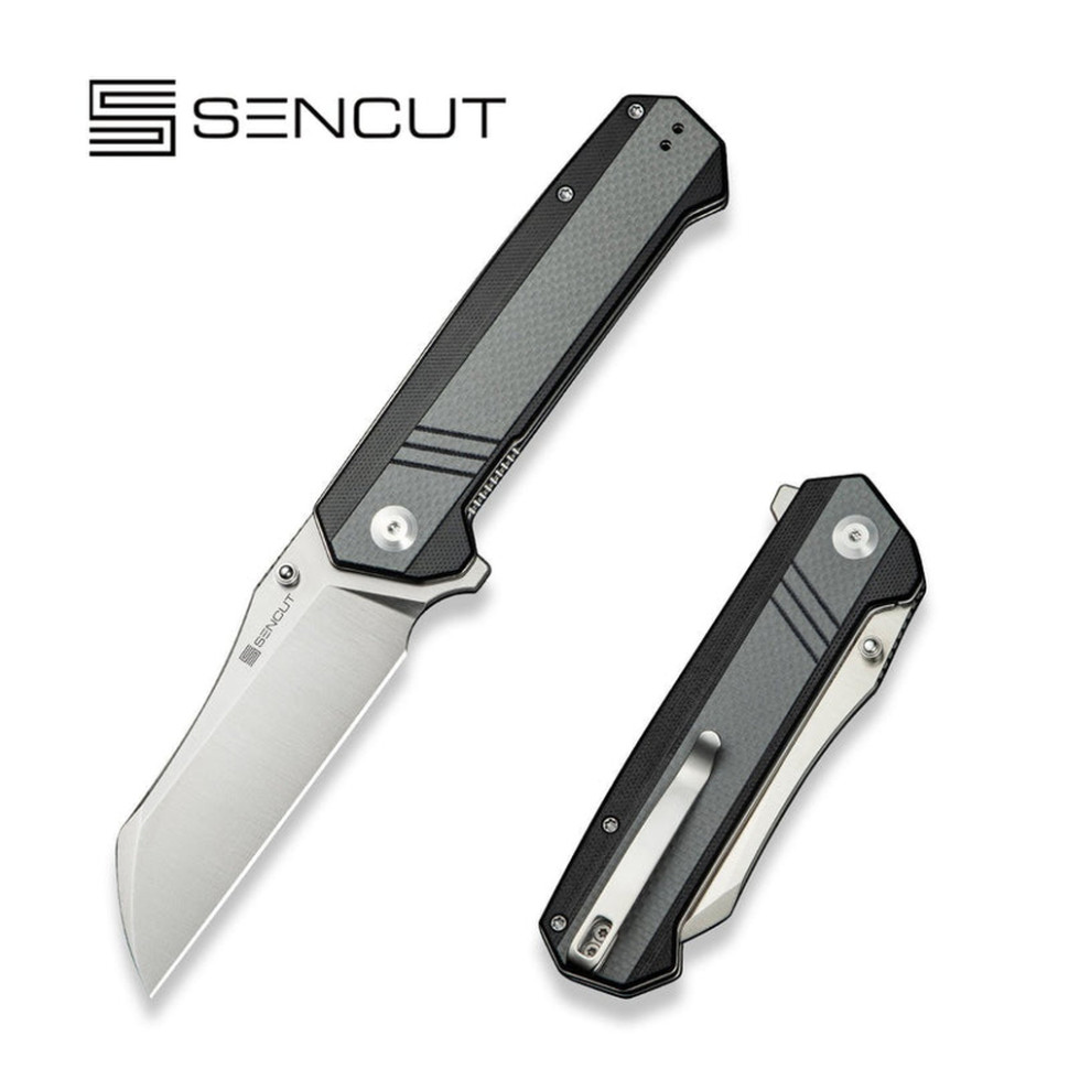 Нож складной туристический Sencut Draxor, (9.4 см) 9Cr18MoV / G10 серый
