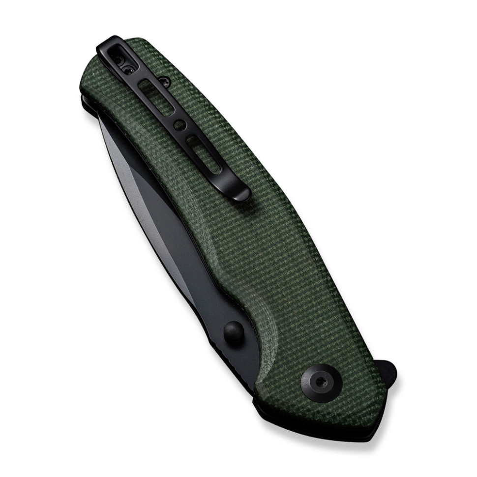Нож складной туристический Sencut Slashkin, (8.8 см) D2 / Micarta зеленый
