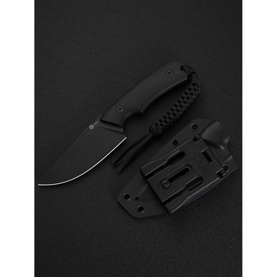 Ніж фіксований тактичний Civivi Gander, (9.2 см) 14C28N / Micarta чорний