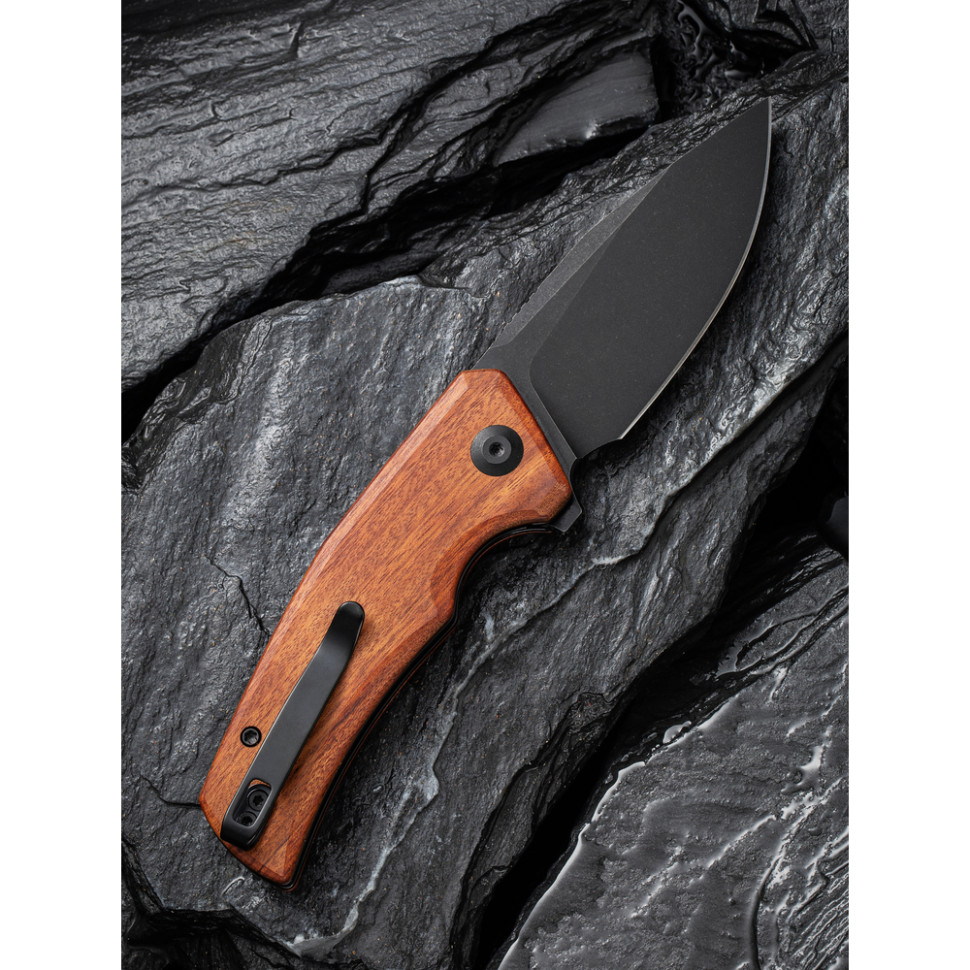 Ніж складаний кишеньковий Civivi Regulatron, (7.6 см) Nitro-V / Guibourtia Wood, фото 11