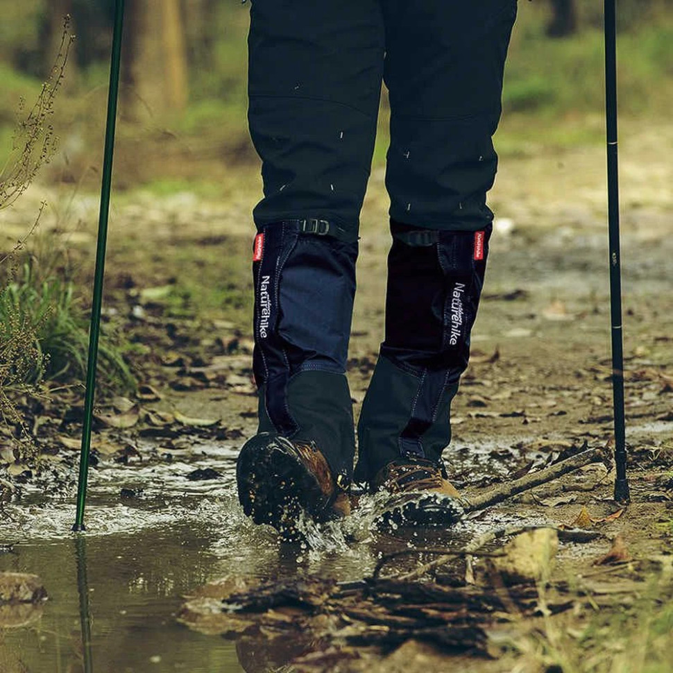 Захисні водонепроникні бахіли Naturehike NH20HJ011, чорні чоловічі