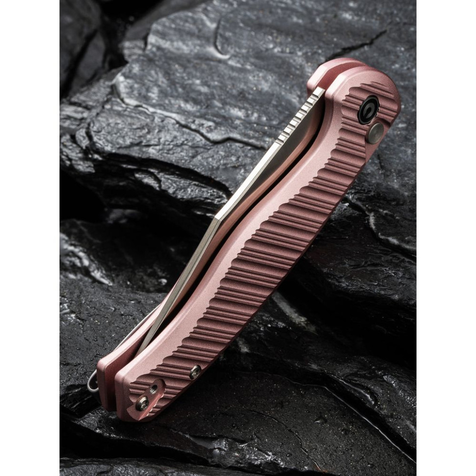 Нож складной туристический Civivi Stormhowl, (8.4 см) Nitro-V / Aluminum розовый