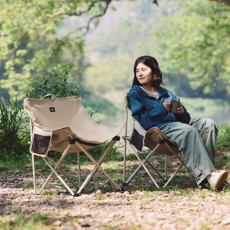 Стілець складаний Naturehike Stellaluna T01 CNH23JU13002, S, бежевий
