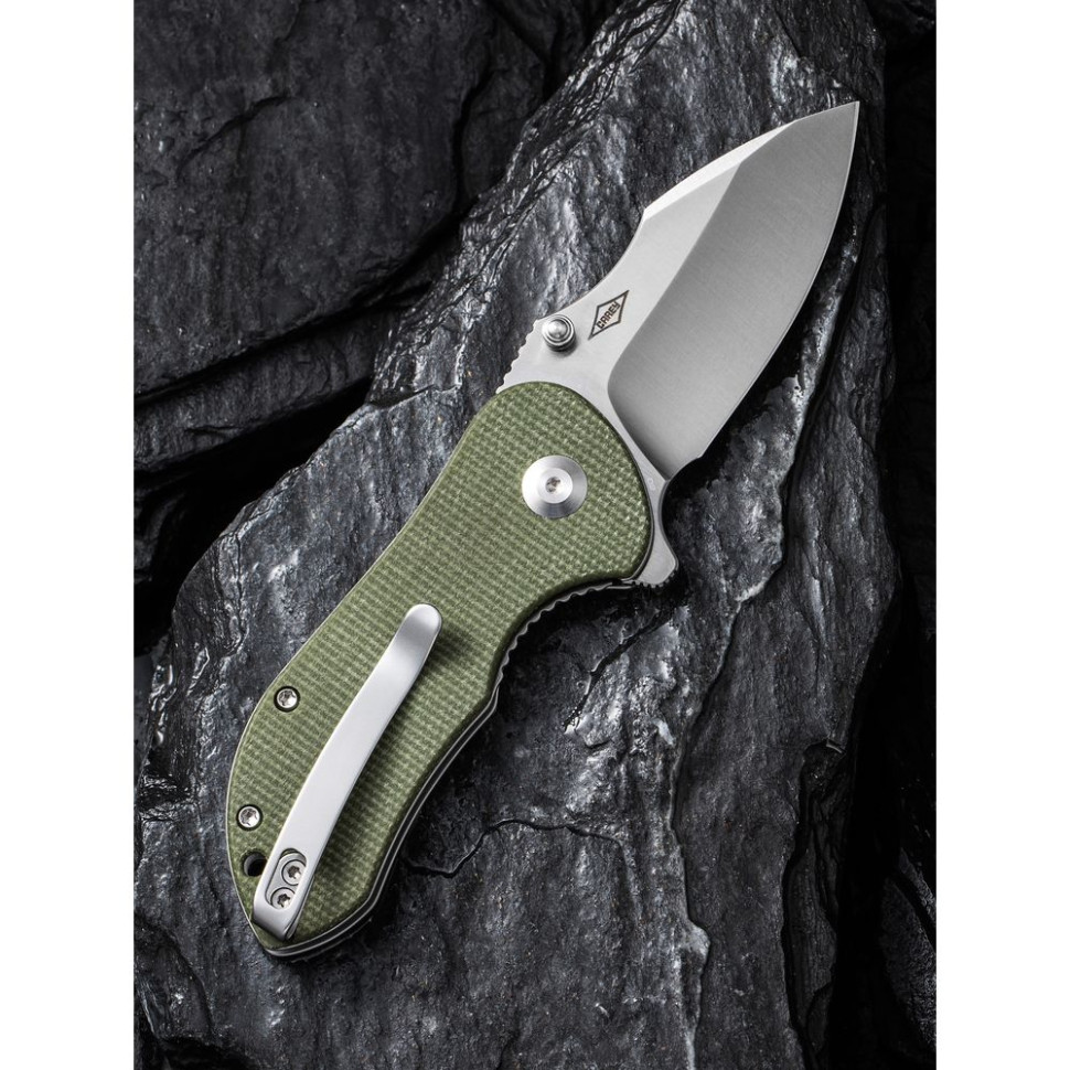 Нож складной карманный Civivi Gordo, (6.4 см) D2 / Micarta оливковый