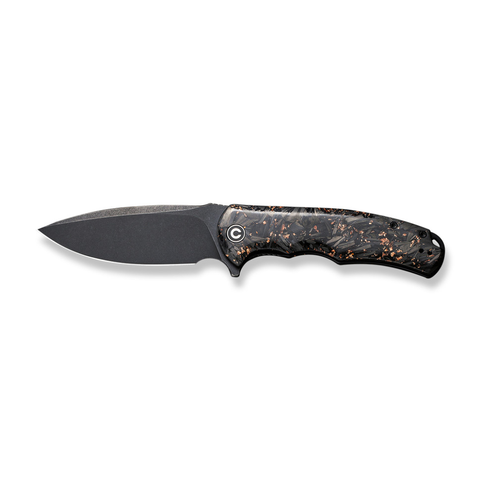 Нож складной туристический Civivi Praxis, (9.5 см) 9Cr18MoV / Carbon Fiber & Resin