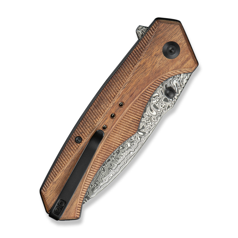 Ніж складаний туристичний Civivi Photonix, (9.4 см) Damascus / Guibourtia Wood, фото 5
