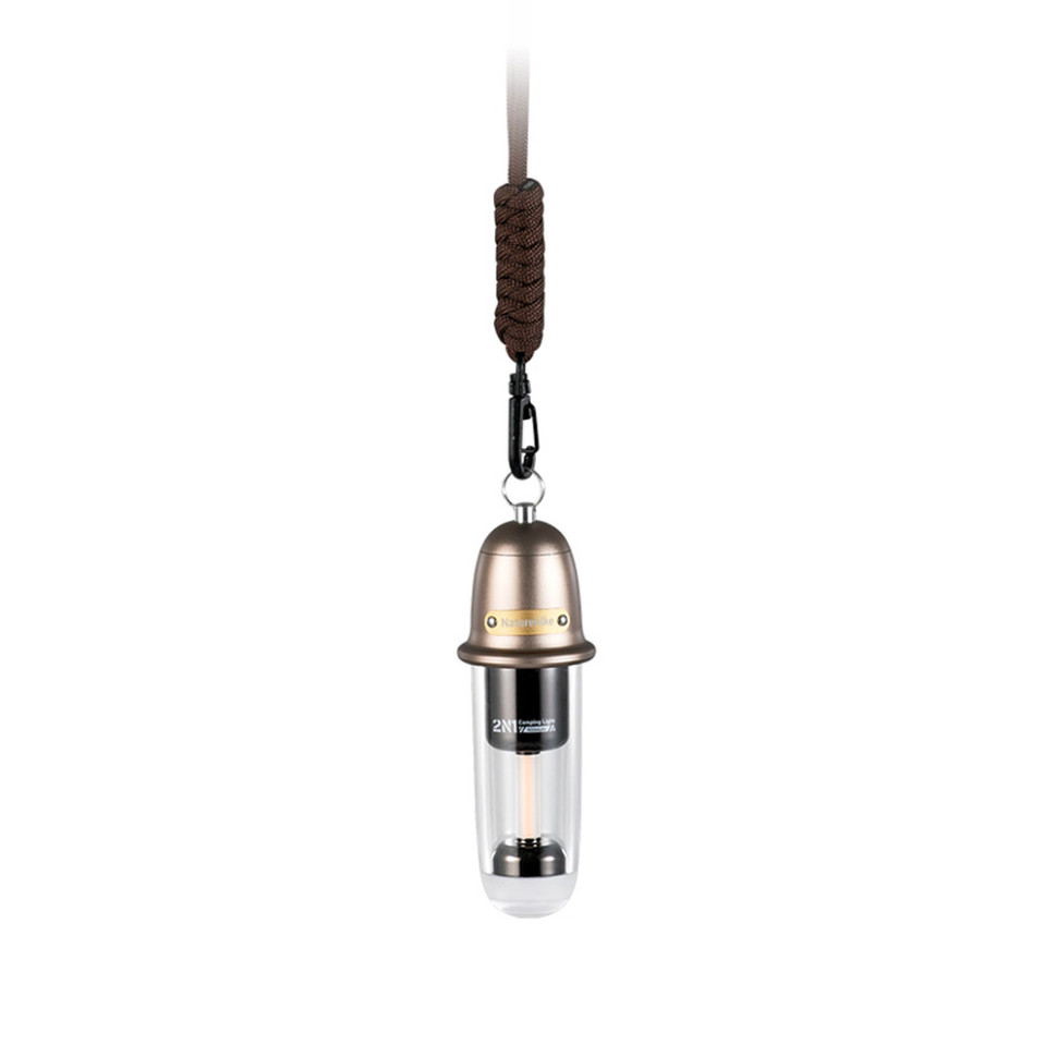 Ліхтар кемпінговий Naturehike CNK2350ZM010, 118х39мм, коричневий