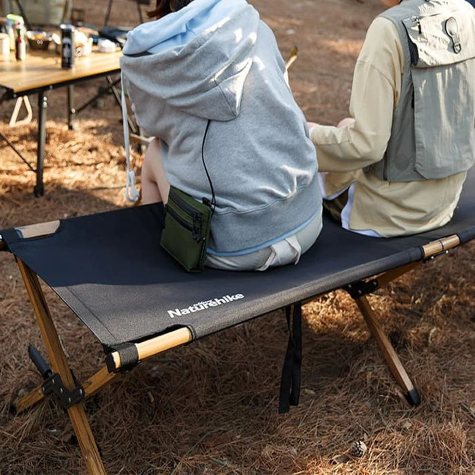 Кровать складная Naturehike XJC03 NH19X003-C, Поліестер Oxford / алюміній, камуфляж