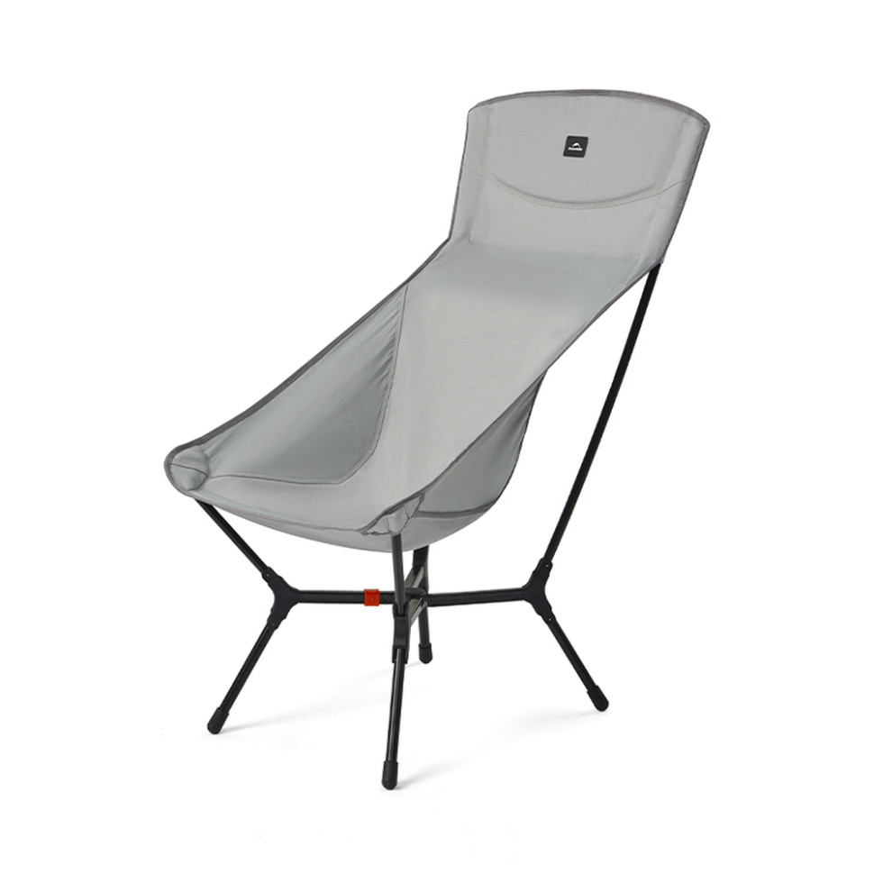 Стілець складаний ультралегкий Naturehike CNK2550JJ013 Yamami YL01, розмір L, алюміній, сірий