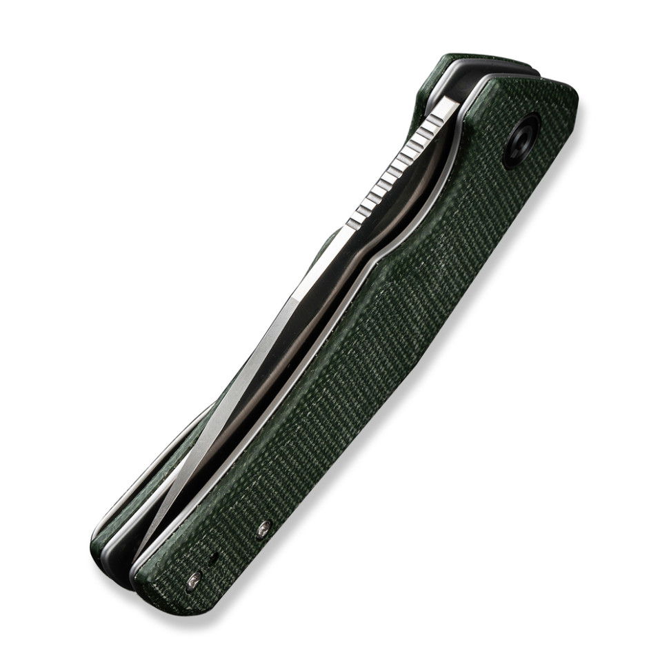 Ніж складаний кишеньковий Civivi Regulatron, (7.6 см) Nitro-V / Micarta темно-зелений