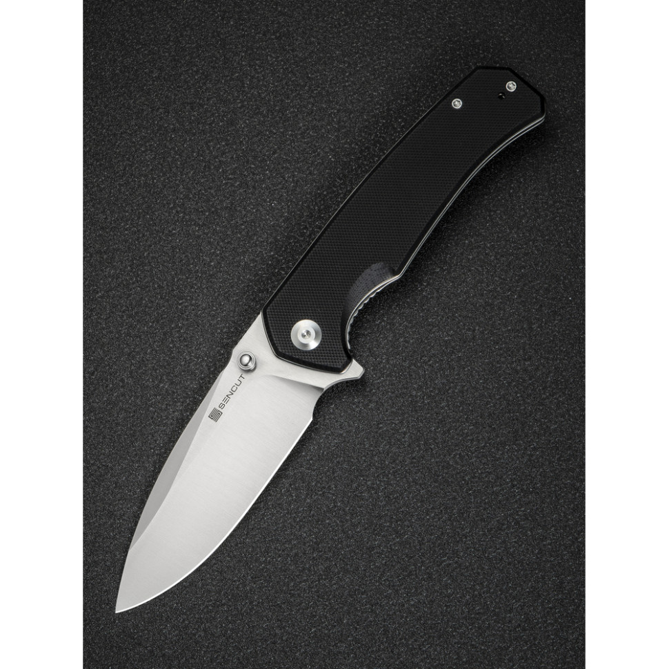 Нож складной туристический Sencut Skarnax, (9.6 см) 9Cr18MoV / G10 черный